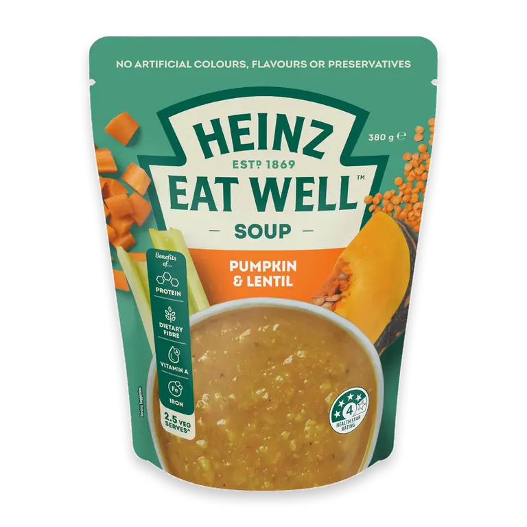 Eat Well Soup Pouch Pumpkin & Lentil