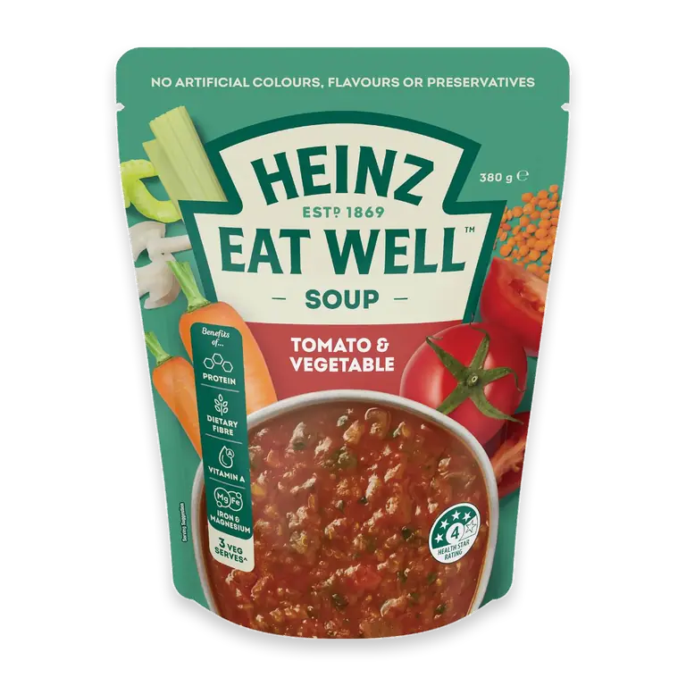 Eat Well Soup Pouch Tomato & Vegetable