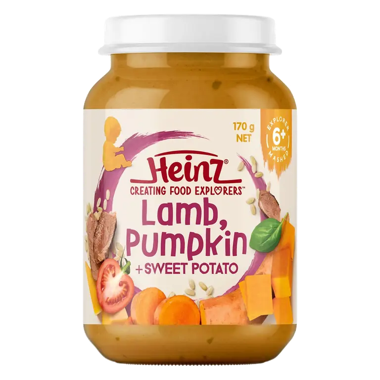 Lamb Pumpkin & Sweet Potato Baby Food Jar 6+ Months