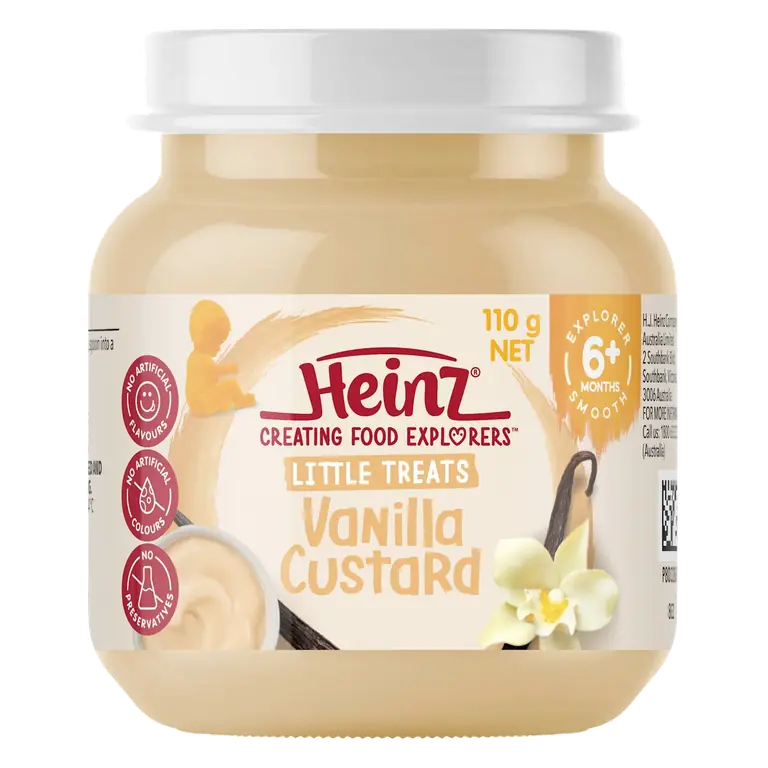 Little Treats Vanilla Custard Baby Food Jar 6+ months