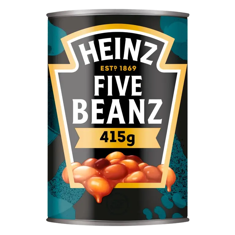 Mixed Five Baked Beans in a Rich Tomato Sauce 415g