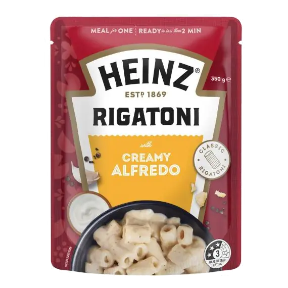 Rigatoni Pasta Meal With Creamy Alfredo