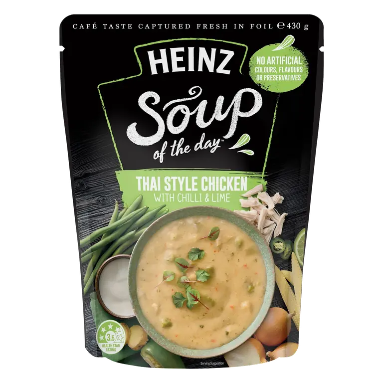 Soup Of The Day Pouch Thai Chicken Chilli And Lime