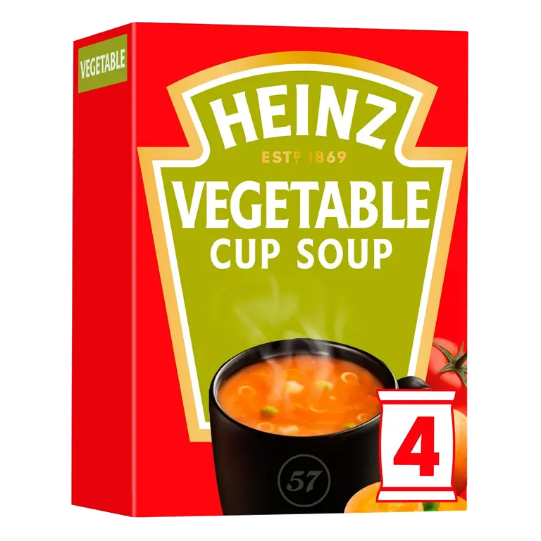 Vegetable Cup Packet Soup x4 76g