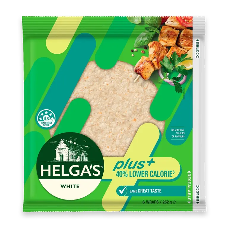 Plus Lower Calorie White Wraps