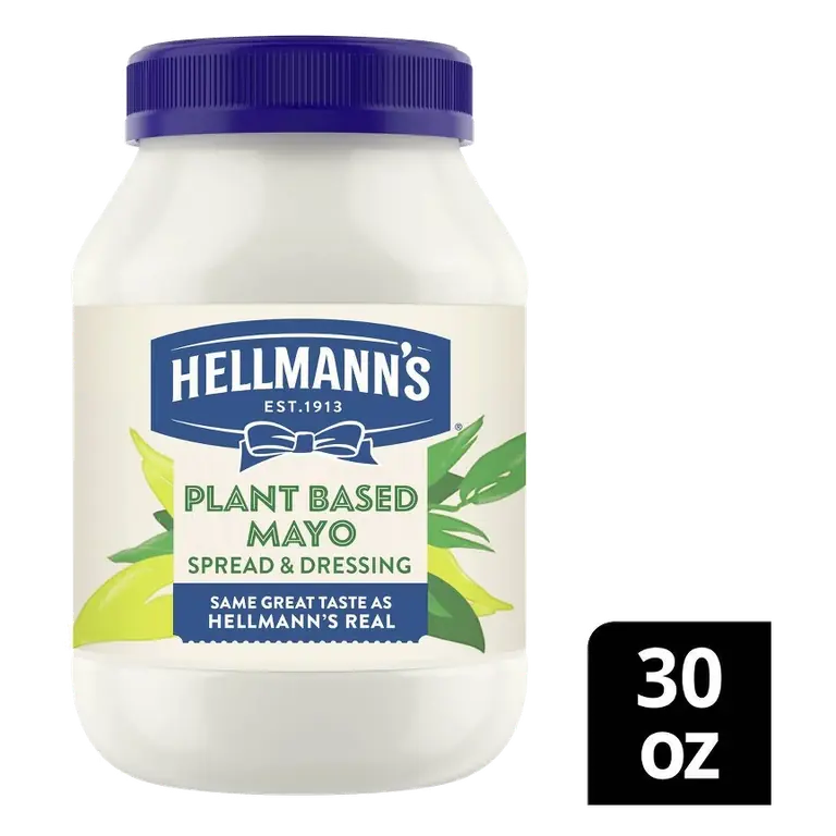 Hellmann's Plant Based Mayo, 30 fl oz: Vegan, Cholesterol Free