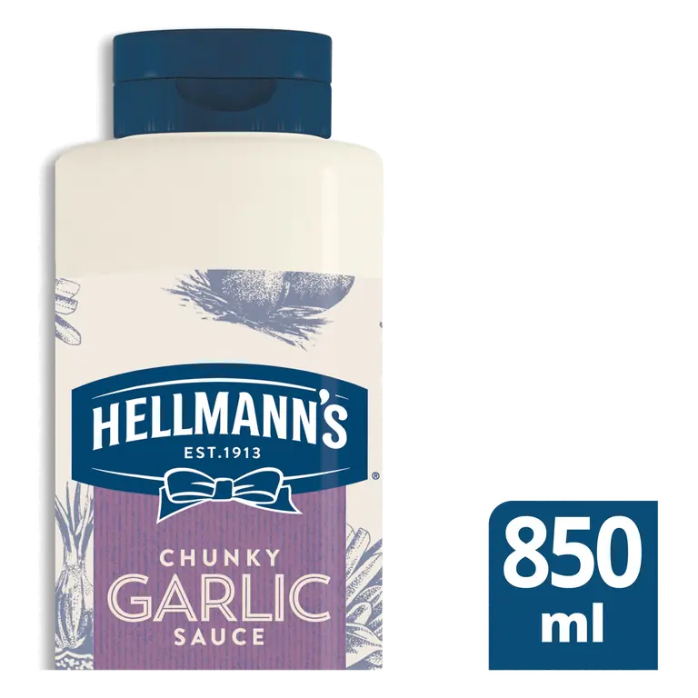 Hellmann's Chunky Garlic Sauce 850ml (858g)