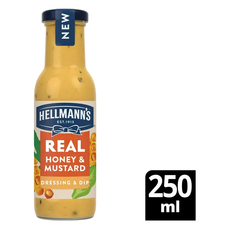 Real Honey & Mustard Salad Dressing & Dip 250ml