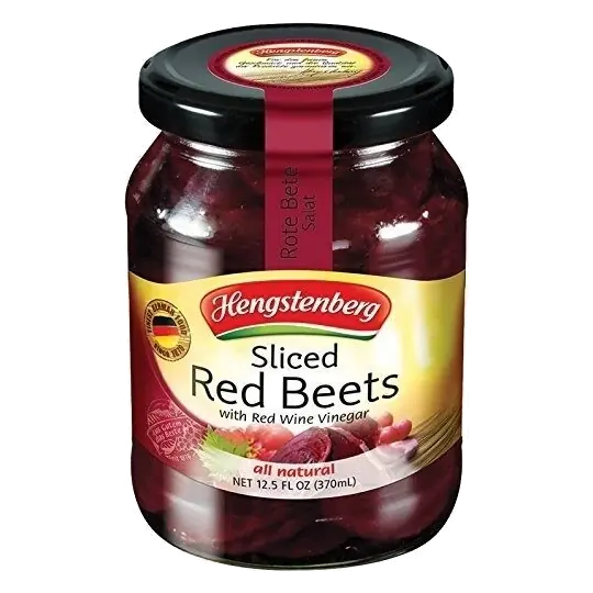 Sliced with Red Wine Vinegar Red Beets