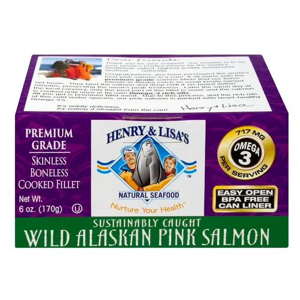 Sustainably Caught Wild Alaskan Pink Salmon