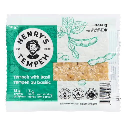 Gluten-Free Tempeh With Basil 250 g