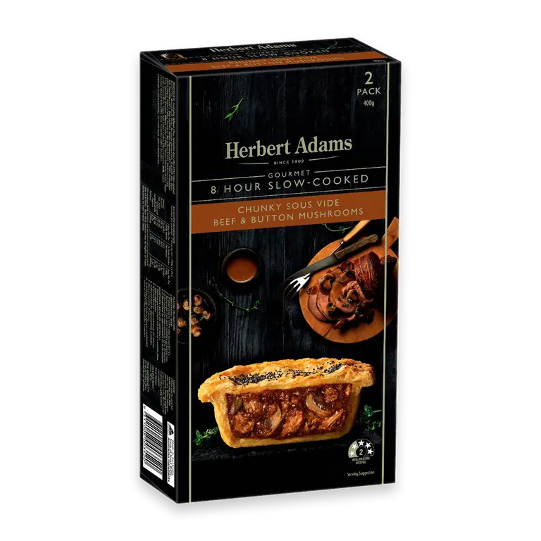 Pies Chunky Slow Cooked Beef & Mush