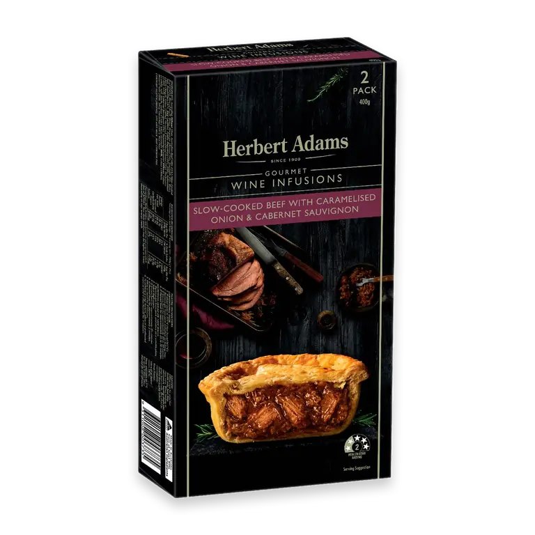 Slow Cooked Beef Caramelised Onion & Cabernet Sauvignon
