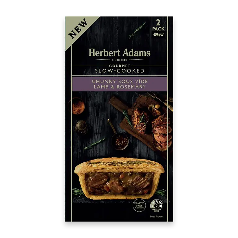 Slow-Cooked Lamb & Rosemary Pie