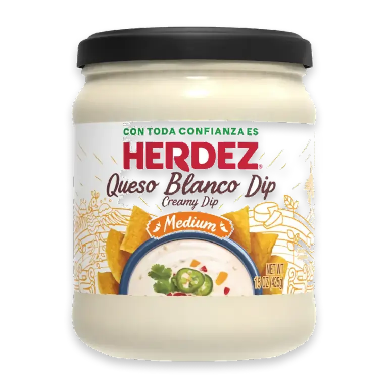 Queso Blanco Cheese Dip with Jalapenos , 15 oz.