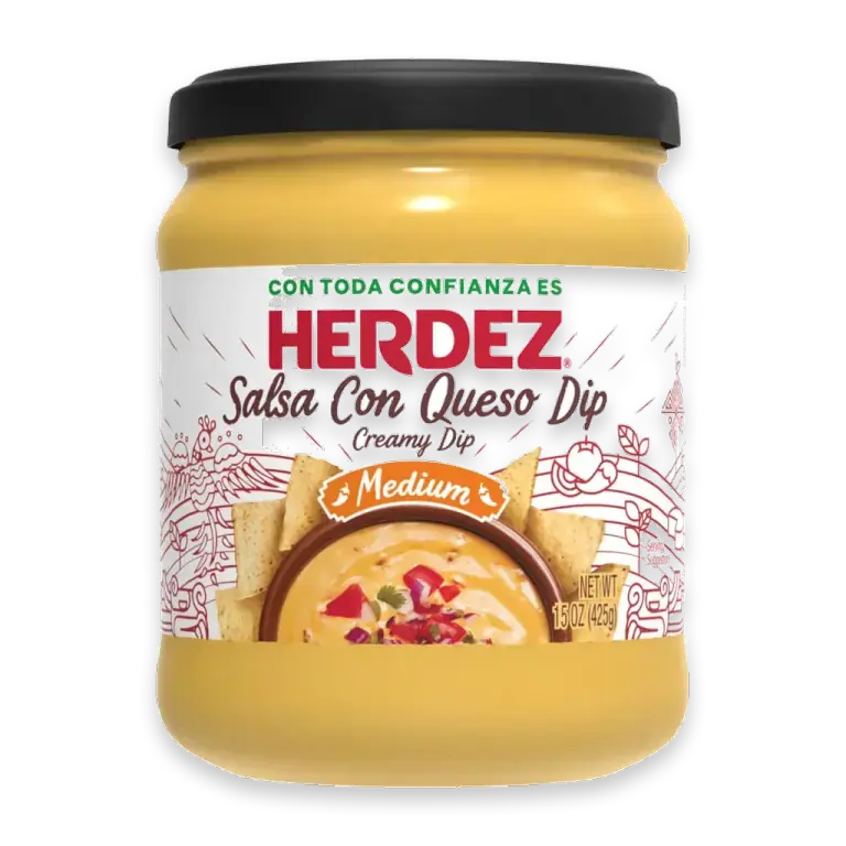 Queso Con Salsa Medium , 15 oz.
