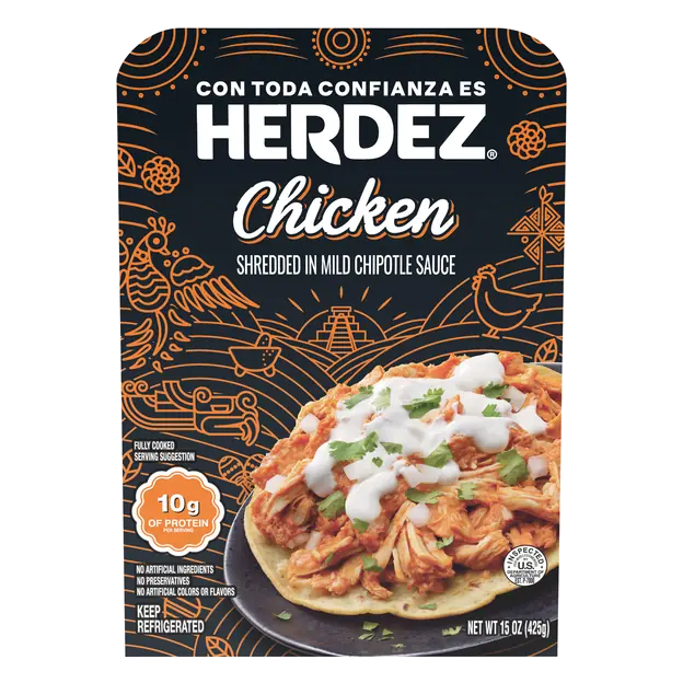 Shredded Chicken in Mild Chipotle Sauce Refrigerated