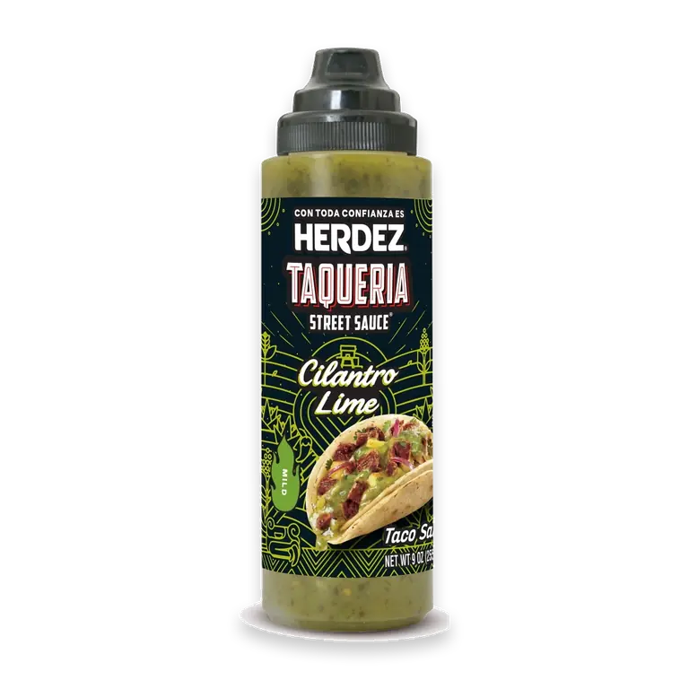 Taqueria Street Sauce Cilantro Lime Mild Taco Sauce