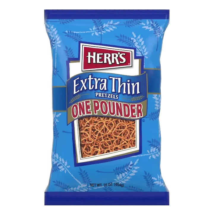 Herr's Extra Thin Pretzels, 16oz