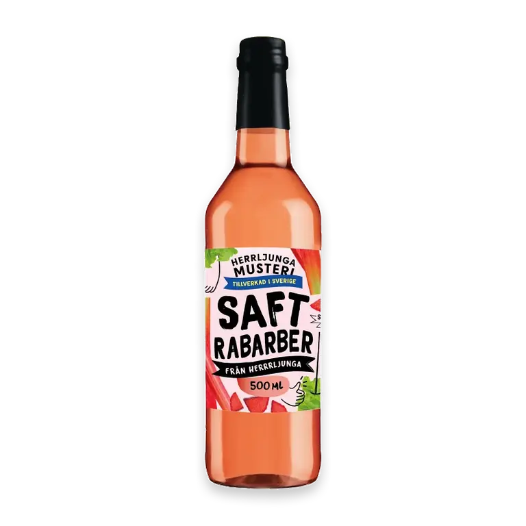 Saft Rabarber 500ml Herrljunga