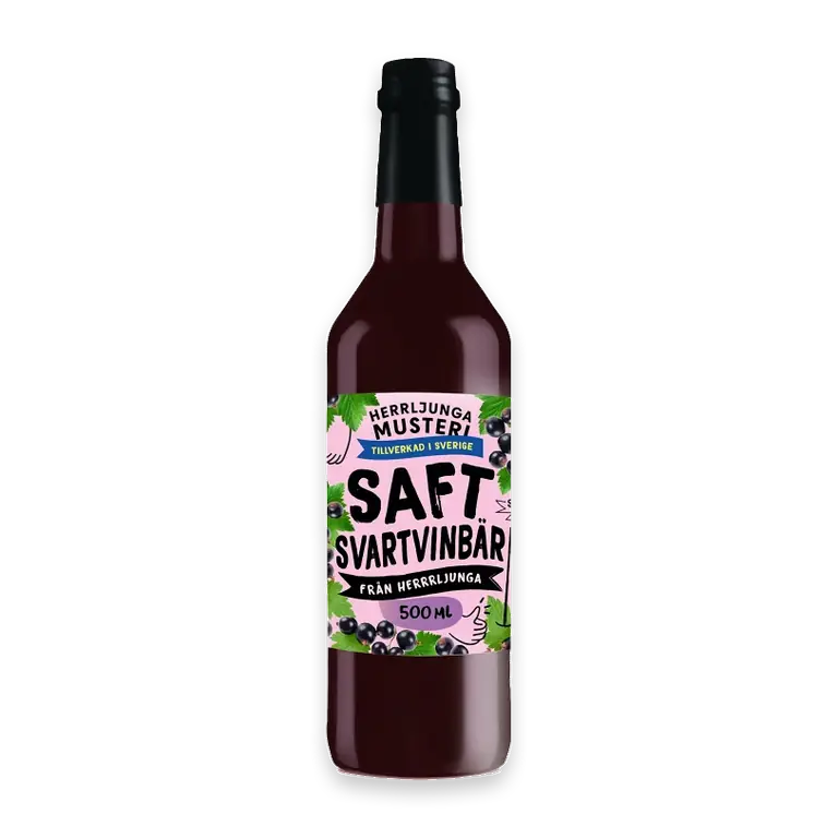 Saft Svartvinbär 500ml Herrljunga