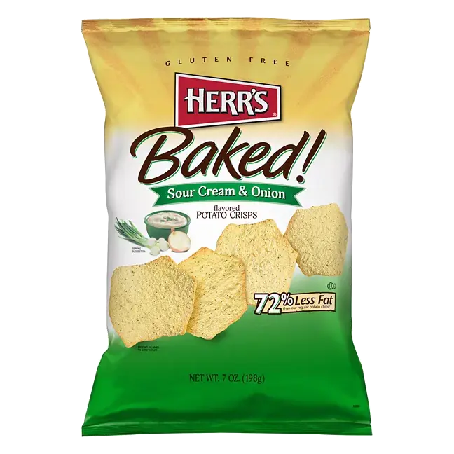 Baked Potato Crisps, Sour Cream & Onion