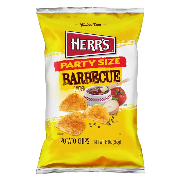 Barbecue Potato Chips Party Size