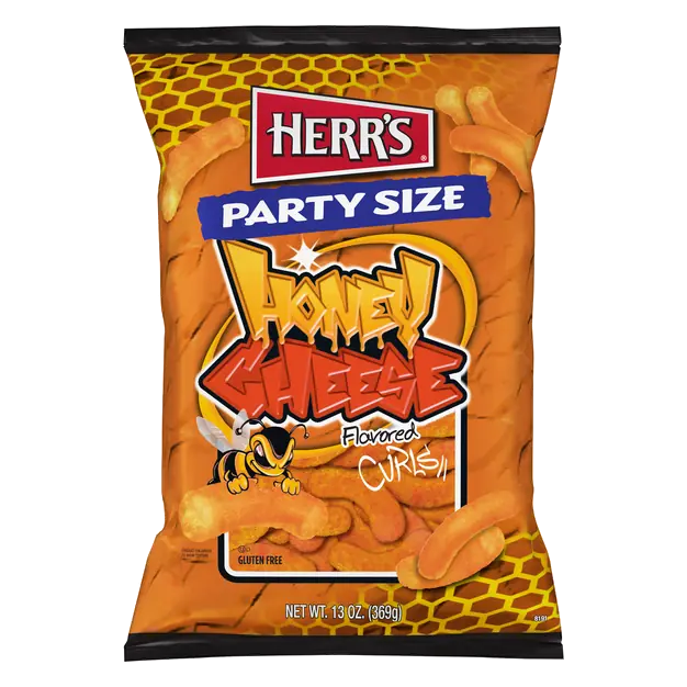 Curls Honey Cheese Flavored Party Size