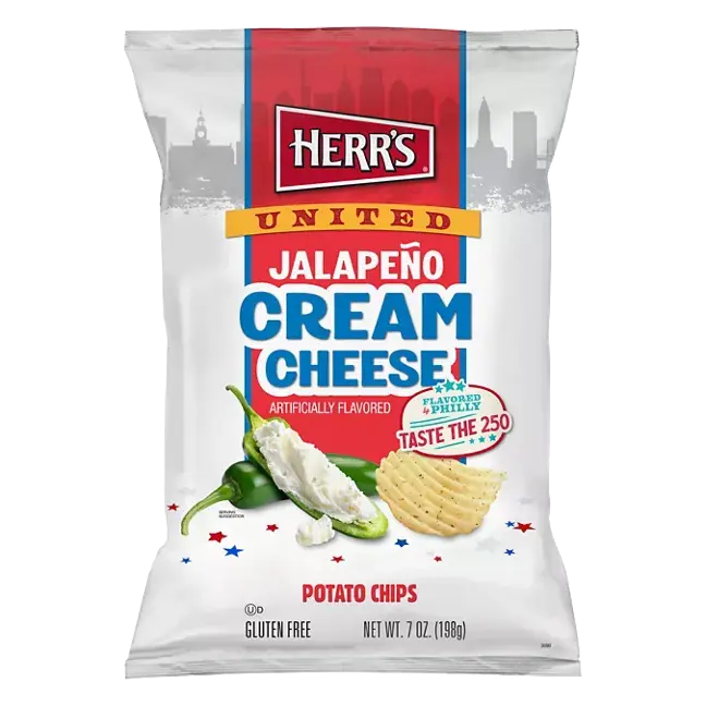 Flavor By Philly Jalapeño Cream Cheese Flavored Ripple Chips