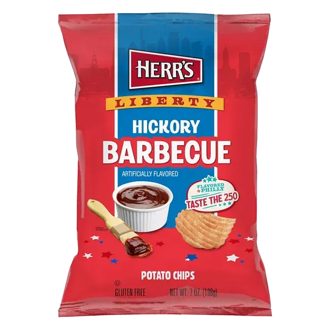 Flavored By Philly Hickory BBQ Flavored Ripple Chips