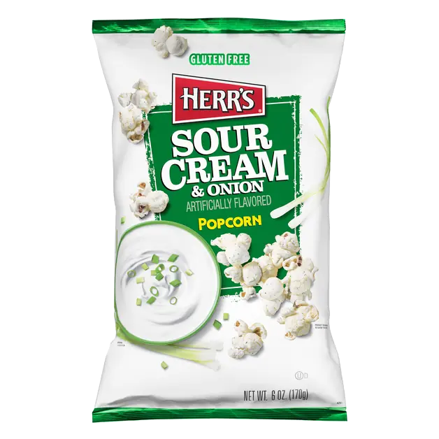 Gluten Free Sour Cream & Onion Popcorn