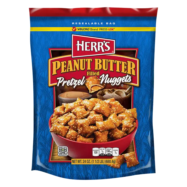 Peanut Butter Filled Pretzel Nuggets
