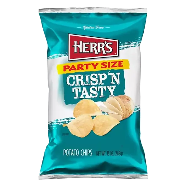 Potato Chips, Crisp 'N Tasty, Party Size