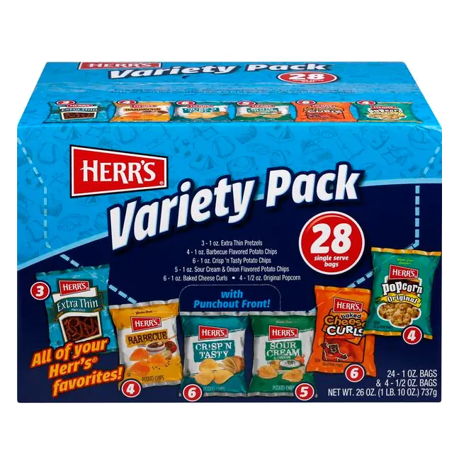 Snack Variety Pack - 28 ct