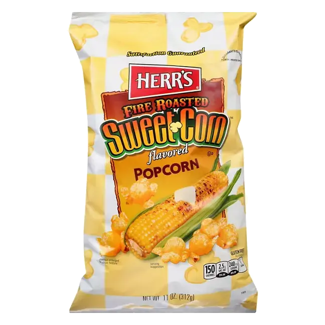 Sweet Corn Popcorn, Fire Roasted Flavored