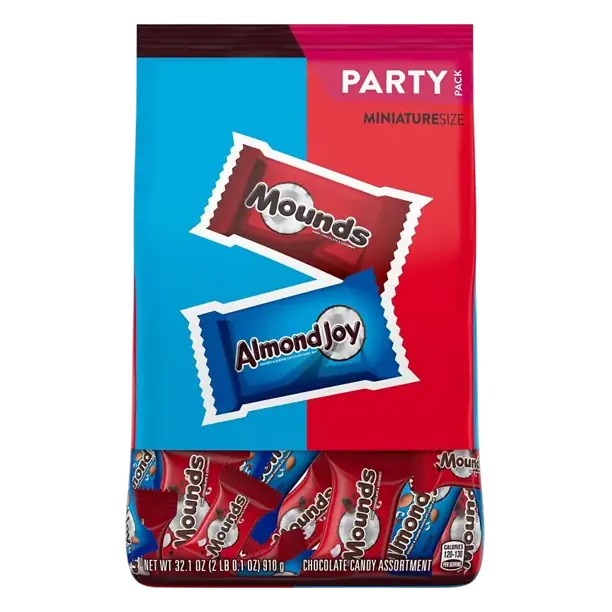 Chocolate Candy, Assortment, Miniature Size, Party Pack