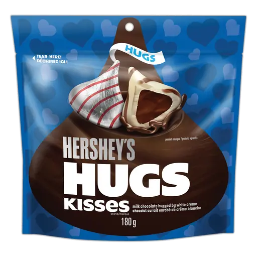 Hershey's Hugs Milk Chocolate Kisses 180 g