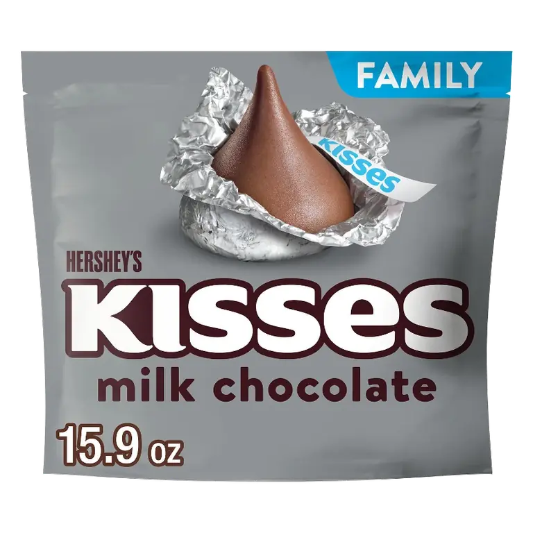 HERSHEY'S Kisses Milk Chocolate Candy, 15.9oz