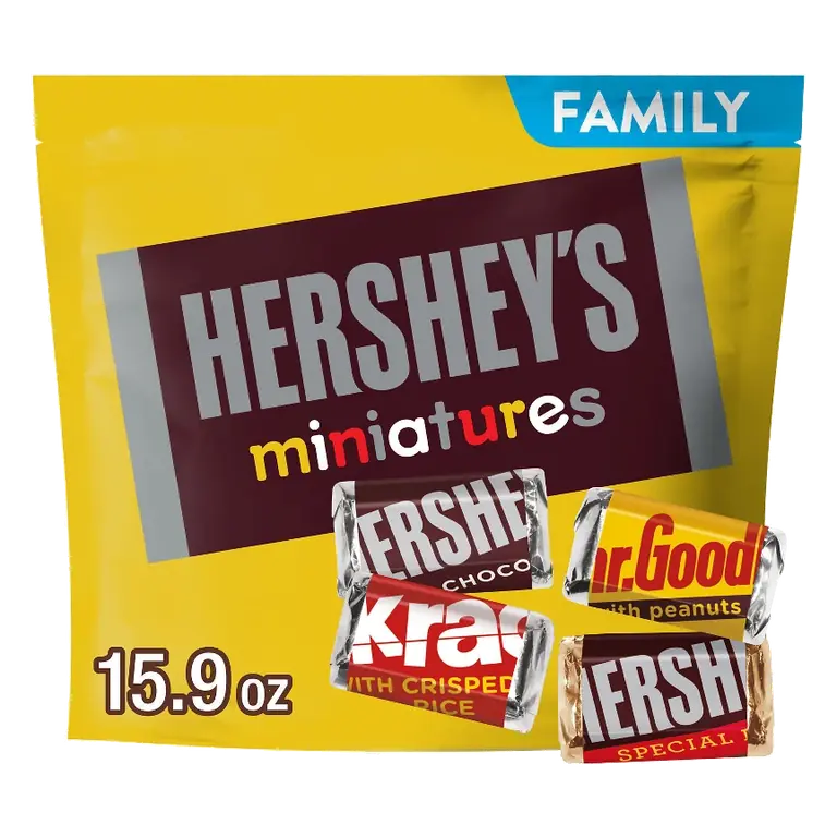 HERSHEY'S Miniatures Assorted Chocolate Candy, 15.9oz