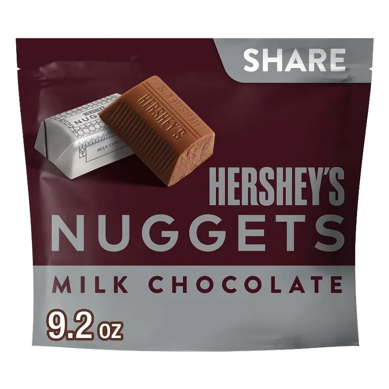 HERSHEY'S Nuggets Milk Chocolate Candy, 9.2oz