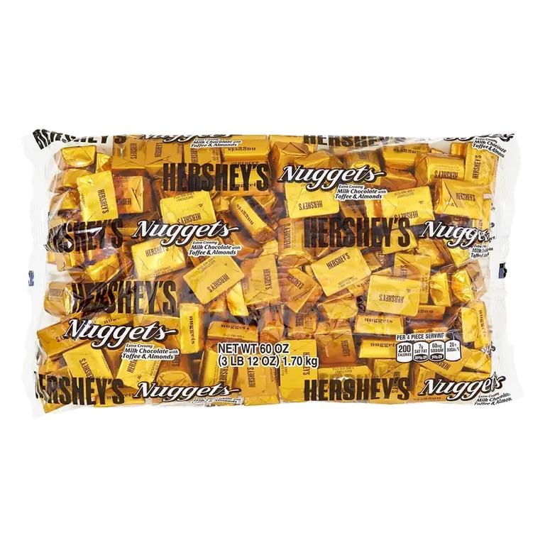 Hershey's Nuggets Milk Chocolate With Toffee And Almonds, 60oz