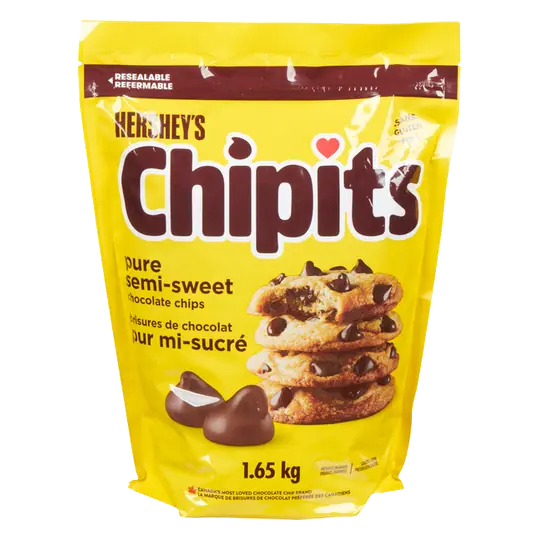 Chipits Chocolate Chips Pure Semi Sweet 1.65 kg