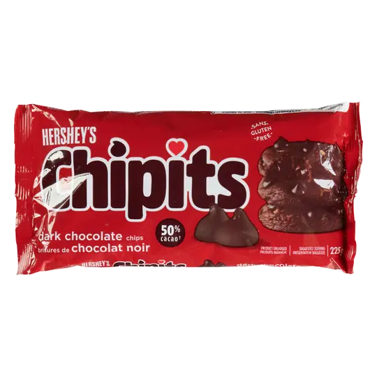 Hershey's Gluten-Free Chipits Dark Chocolate Chips 225 g