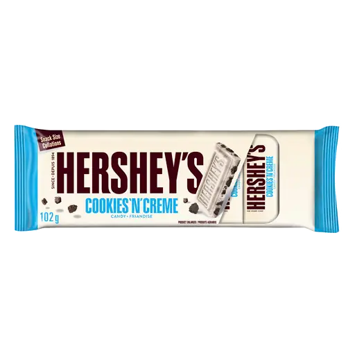 Chocolate Bar Cookies N Cream 8 pack 102 g