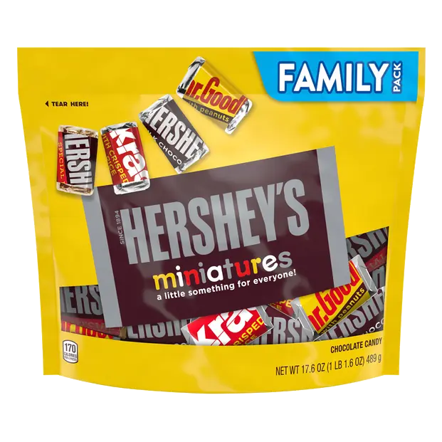 Chocolate Candy Assortment Miniatures Family Pack