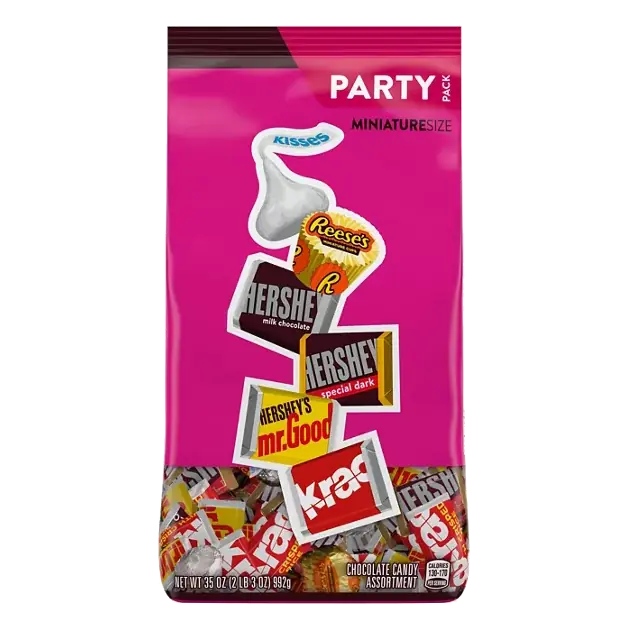 Chocolate Miniature Size Candy Assortment Party Pack