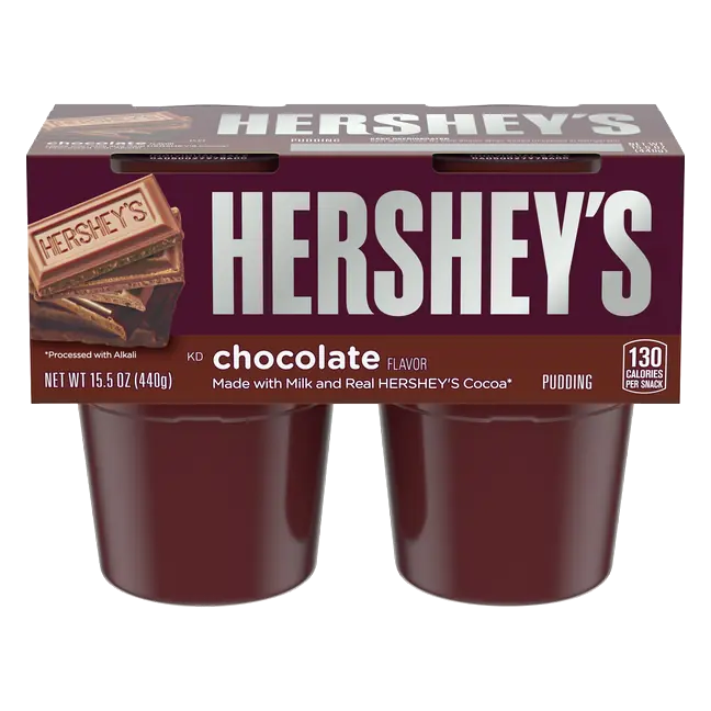 Chocolate Pudding Cups - 4 ct