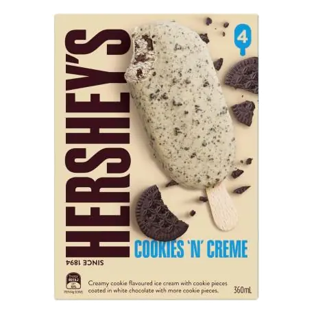Cookies 'n' Creme Ice Cream Sticks 4 Pack