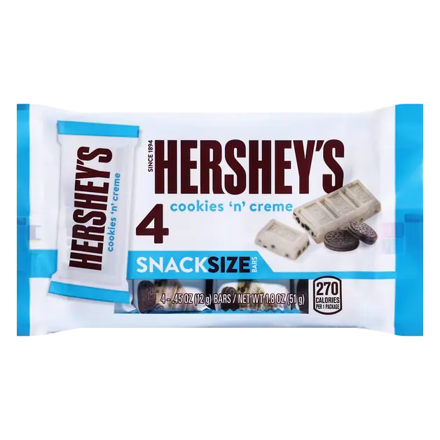 Cookies 'n' Creme Snack Size Candy Bars - 4 ct