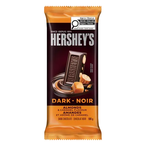 Dark Chocolate Bar Almond Caramel 100 g